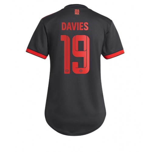 Bayern Munich Alphonso Davies #19 Tredjedrakt Kvinner 2022-23 Kortermet Bayern Munich Alphonso Davies #19 Tredjedrakt Kvinner 2022-23 Kortermet